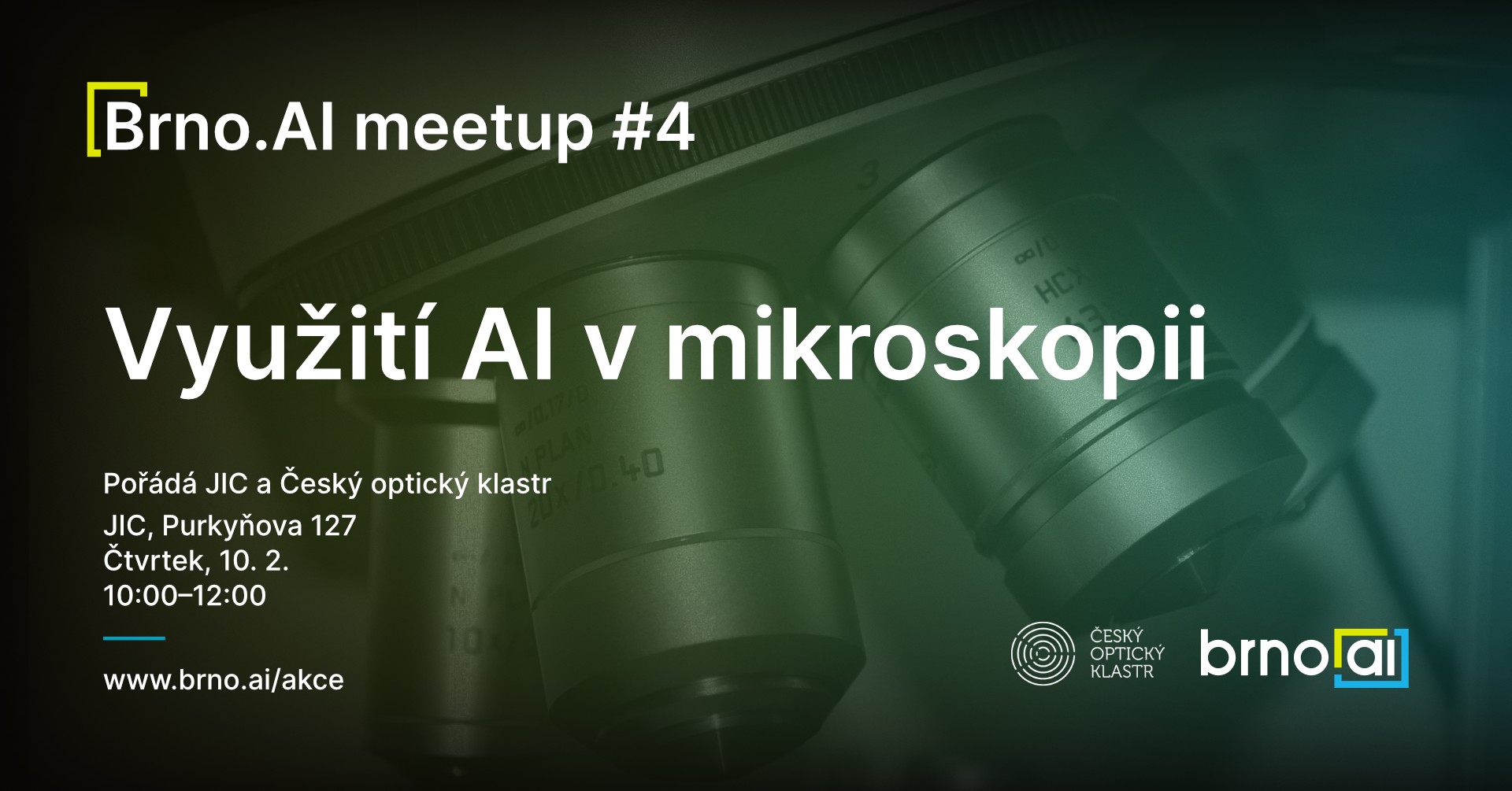 Brno.AI Meetup #4: Využití AI v mikroskopii